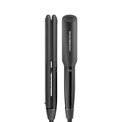 مكواة شعر راش براش (RUSH BRUSH) – X1 Infra Straightener-Black ألواح تيتانيوم وسيراميك