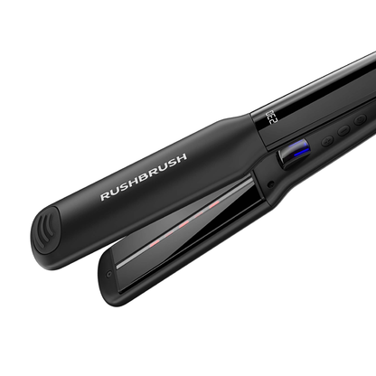 مكواة شعر راش براش (RUSH BRUSH) – X1 Infra Straightener-Black ألواح تيتانيوم وسيراميك