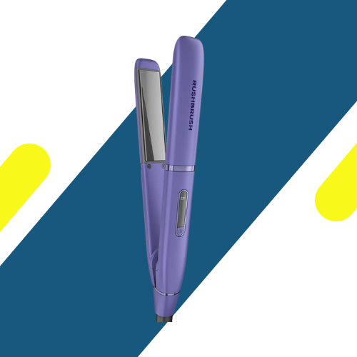 مكواة فرد الشعر راش براش (RUSH BRUSH) X1 Lite Straightener-Purple– خفة وزن احترافية ونتائج مبهرة