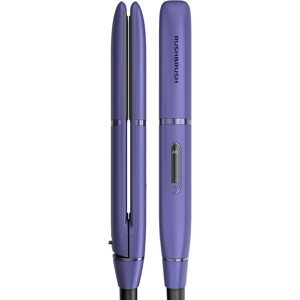 مكواة فرد الشعر راش براش (RUSH BRUSH) X1 Lite Straightener-Purple– خفة وزن احترافية ونتائج مبهرة