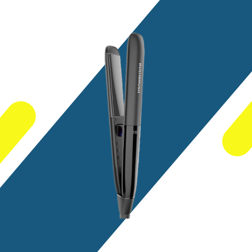مكواة شعر راش براش (RUSH BRUSH) X1 Pro Straightener-Black الاحترافية – لمعان فائق وتقنية الأيونات