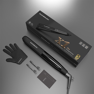 مكواة شعر راش براش (RUSH BRUSH) X1 Pro Straightener-Black الاحترافية – لمعان فائق وتقنية الأيونات