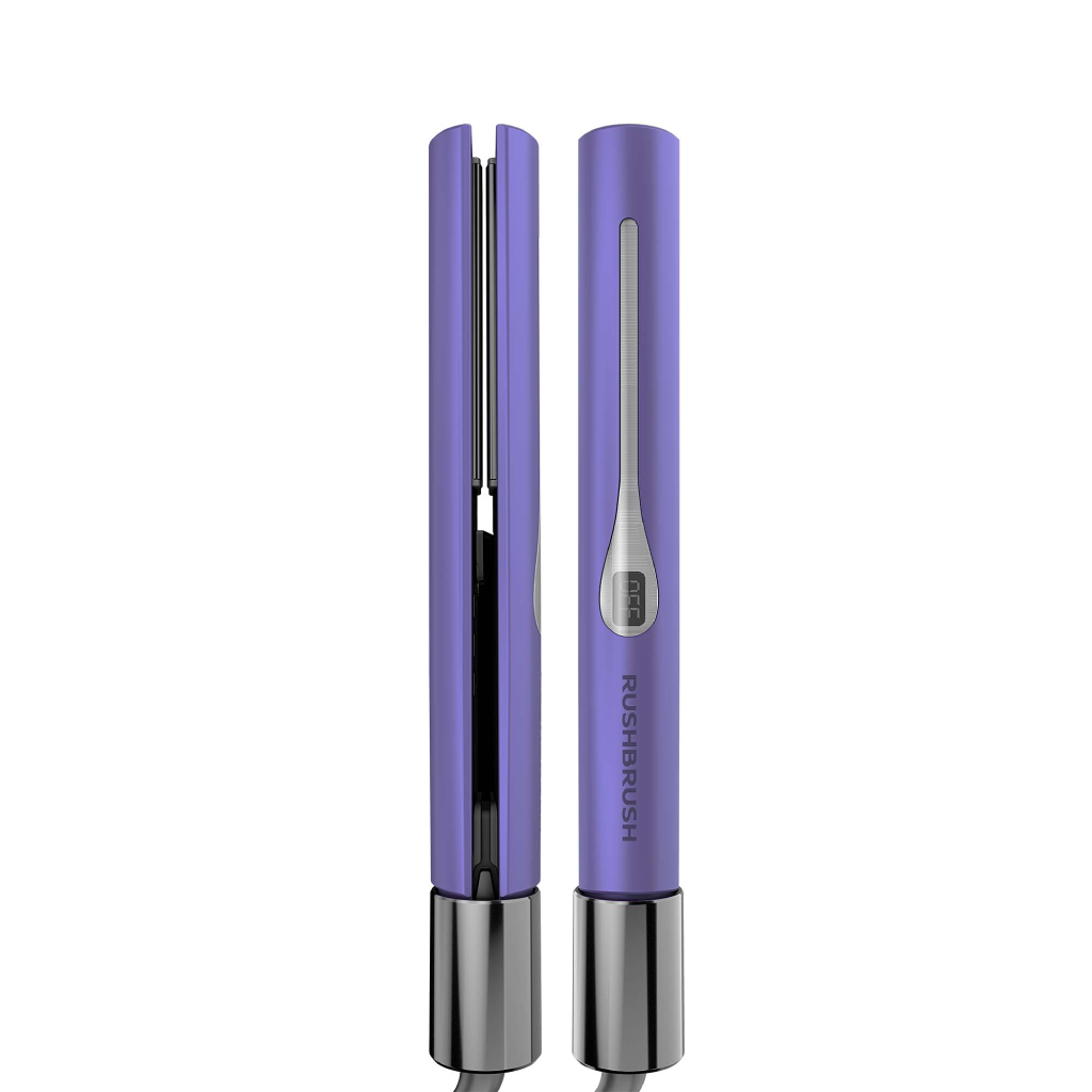 مكواة شعر راش براش (RUSH BRUSH) X2 Infra Revolver-Purple – فرد وتمويج بحماية الأشعة تحت الحمراء