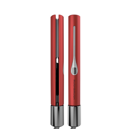 مكواة شعر راش براش (RUSH BRUSH) X2 Infra Revolver-Red – فرد وتمويج بحماية الأشعة تحت الحمراء