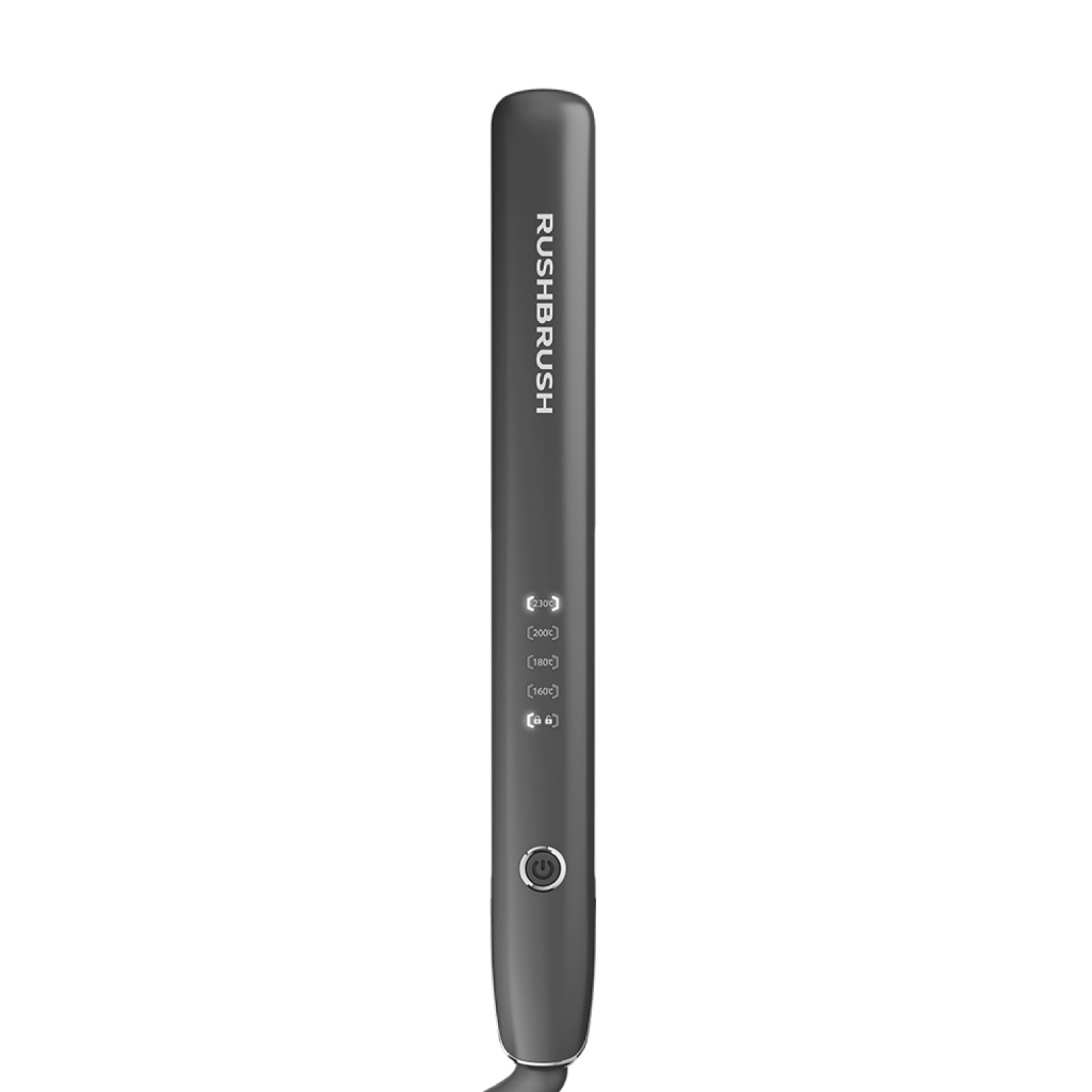 مكواة شعر راش براش X3 Glam Straightener-Black – تألق النجوم بألواح التيتانيوم والسيراميك