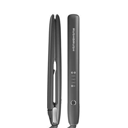 مكواة شعر راش براش X3 Glam Straightener-Black – تألق النجوم بألواح التيتانيوم والسيراميك