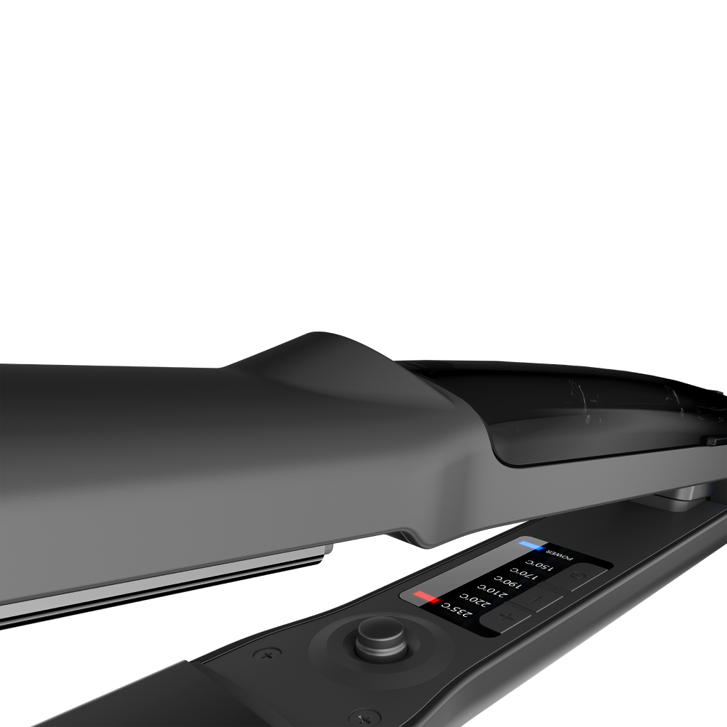 مكواة شعر راش براش (RUSH BRUSH) X5 Streamer-Black – فرد احترافي بقوة البخار والتورمالين