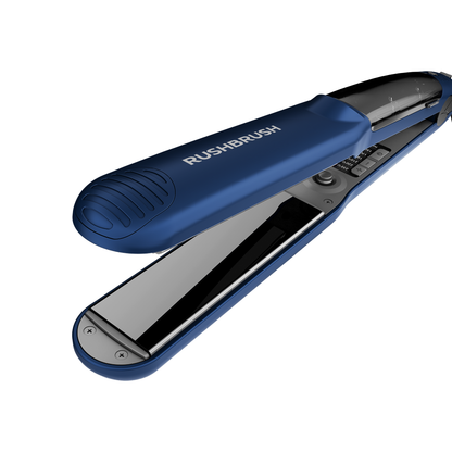 مكواة شعر راش براش (RUSH BRUSH) X5 Streamer-Navy – فرد احترافي بقوة البخار والتورمالين