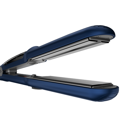 مكواة شعر راش براش (RUSH BRUSH) X5 Streamer-Navy – فرد احترافي بقوة البخار والتورمالين