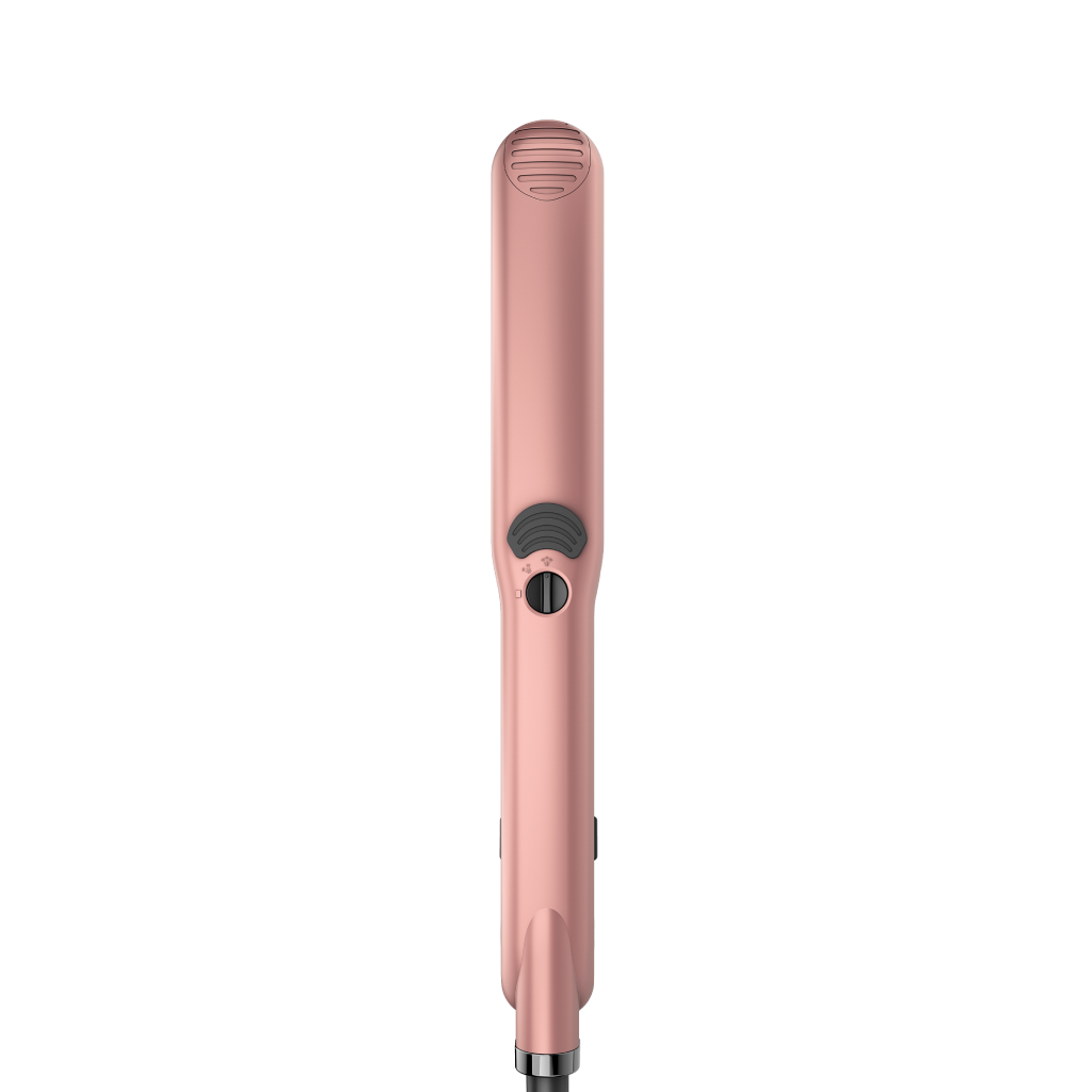 مكواة شعر راش براش (RUSH BRUSH) X5 Streamer-Rose Gold – فرد احترافي بقوة البخار والتورمالين