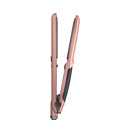 مكواة شعر راش براش (RUSH BRUSH) X5 Streamer-Rose Gold – فرد احترافي بقوة البخار والتورمالين