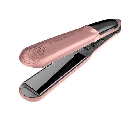 مكواة شعر راش براش (RUSH BRUSH) X5 Streamer-Rose Gold – فرد احترافي بقوة البخار والتورمالين