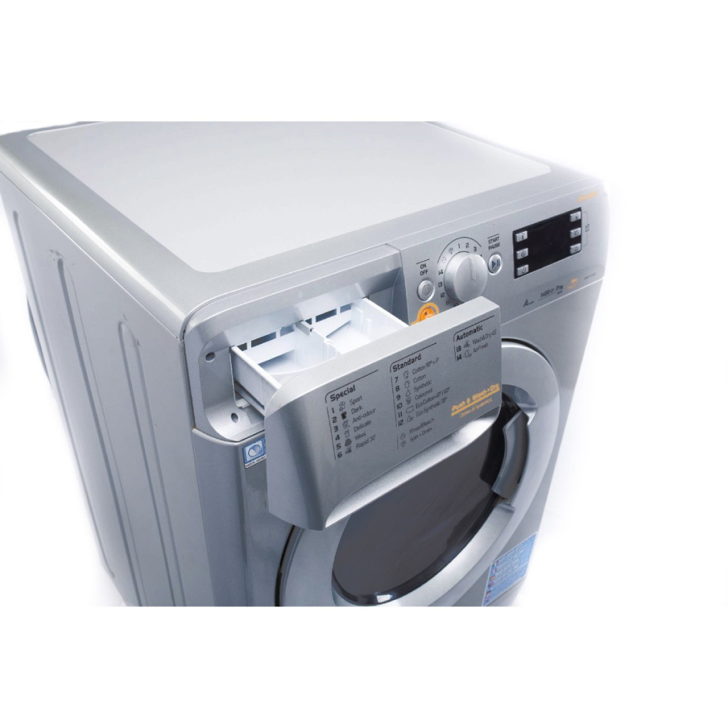 غسالة ومجفف انديست (INDESIT)(2 في 1) سعة 9/6 كجم – 1400 لفة – فضي XWDE961480XSEX