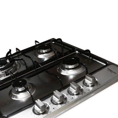 مسطح بلت إن غاز كيتشن لاين 4 شعلات ستانلس ستيل 60 سم – موديل – ZP.GN4013