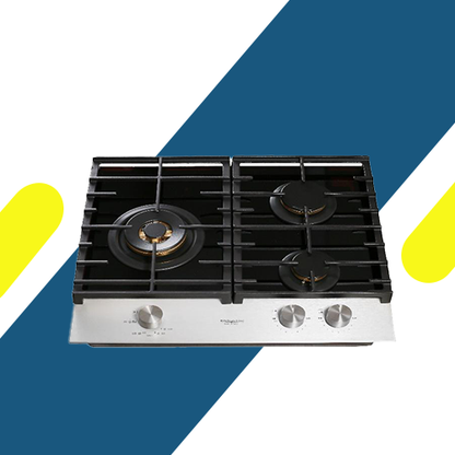 مسطح بلت إن غاز 3 شعلات سيراميك 60 سم من كيتشن لاين – موديل – ZP.PRO3013