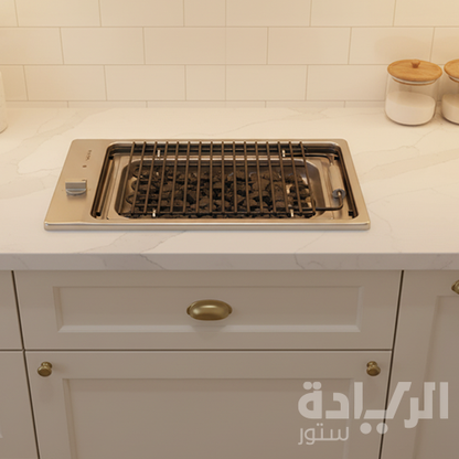 شواية بلت إن كهرباء كيتشن لاين بالفحم – مقاس 30 سم ستانلس ستيل – قدرة 2400 وات – موديل ZP.BN002