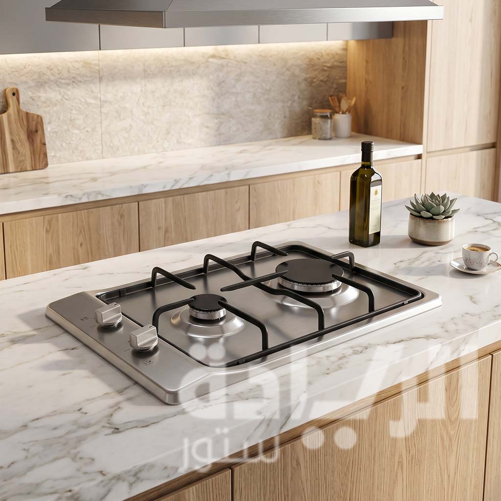 مسطح غاز بلت إن كيتشن لاين 2 عين استانلس ستيل – تصميم إيطالي أنيق – ZP.GN2005