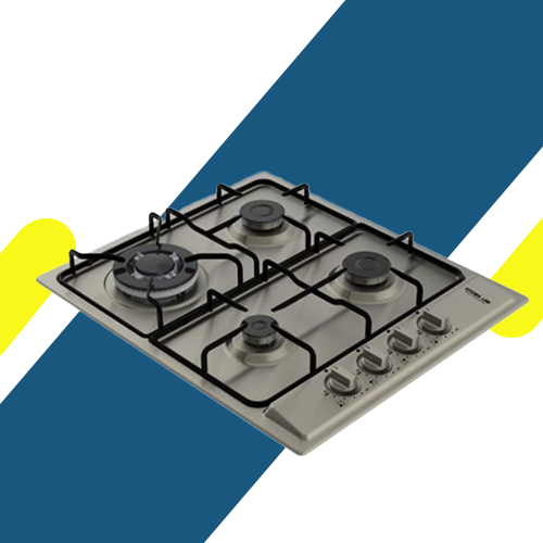 مسطح بلت إن غاز كيتشن لاين 4 شعلات ستانلس ستيل 60 سم – موديل – ZP.GN4013