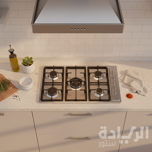 مسطح بلت إن كيتشن لاين 5 عيون غاز هيفي ديوتي 90 سم استانلس ستيل – ZP.GN5021