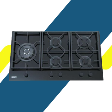 كيتشن لاين مسطح بلت ان غاز 90 سم 5 سيراميك شديد التحمل - موديل - ZP.PRE5020