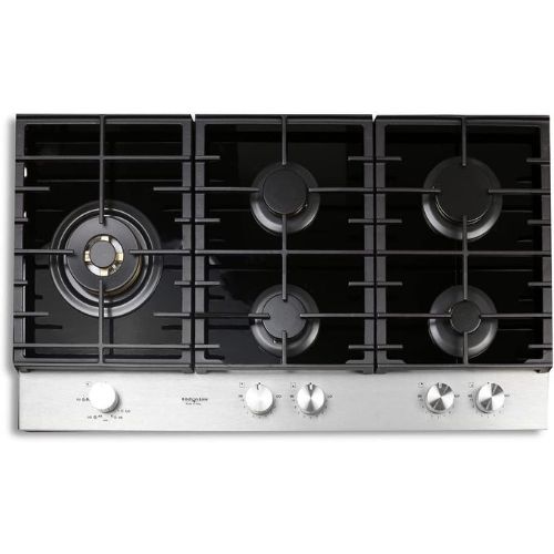 كيتشن لاين مسطح بلت ان 90 سم 5 شعلة غاز سيراميك موديل - ZP.PRO5020