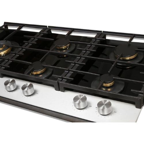 كيتشن لاين مسطح بلت ان 90 سم 5 شعلة غاز سيراميك موديل - ZP.PRO5020