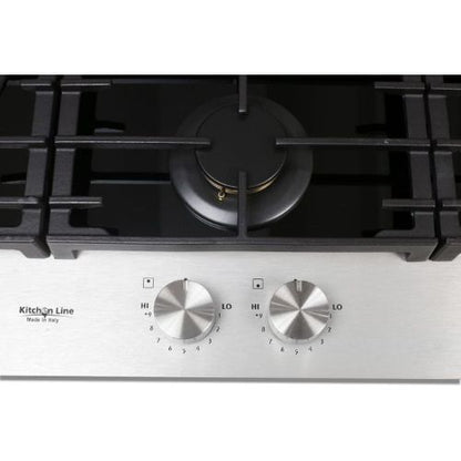 كيتشن لاين مسطح بلت ان 90 سم 5 شعلة غاز سيراميك موديل - ZP.PRO5020