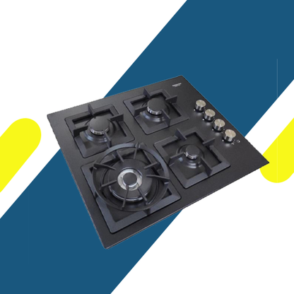 مسطح غاز بلت إن كيتشن لاين 60 سم 4 شعلات لون أسود – موديل – ZP.J4014BK