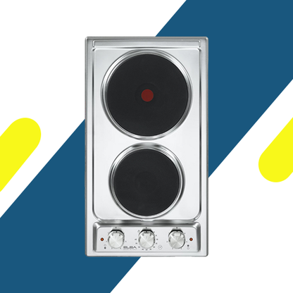 بوتاجاز كهرباء بلت إن إلبا – 30 سم – 2 عين – ستانلس ستيل – تصميم عصري - موديل - EN30-02TXD