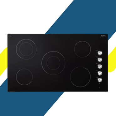 بوتاجاز كهرباء بلت إن إلبا – 90 سم – 5 شعلات – سطح زجاج سيراميك – تصميم عصري - موديل - EVC915SK