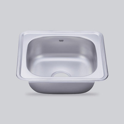 حوض مطبخ هانز كوري استانلس ستيل 304 مربع مقاس 48×43 سم – موديل - ISS 480