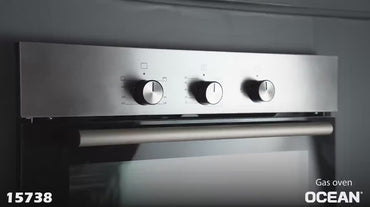 فرن غاز بلت إن أوشن 60 سم إنوكس - شواية غاز - شاشة تاتش - تنظيف كاتاليتيك - سعة 54 لتر – موديل – OGVOF 64 IRC TC