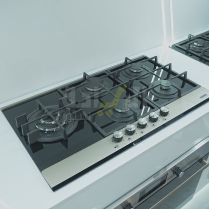 بوتاجاز هانز بلت إن 90 سم غاز – 5 شعلات ساباف إيطالية – موديل – 9210-L