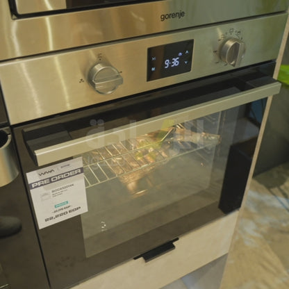 فرن بلت إن غاز جورينيا 60 سم - 55 لتر - تايمر ديجيتال - ستانلس ستيل - BOG63201XK