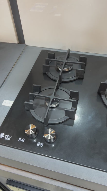 بوتاجاز بلت إن غاز بيورتي – 90 سم – إستانلس أسود – موديل – HPT911 MAT BL