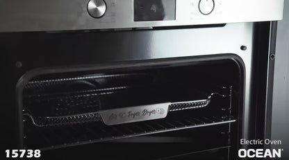 فرن بلت إن كهرباء أوشن 60 سم، سعة 60 لتر، باب زجاج أسود، شواية كهربائية - موديل - OEOF 68 I TC