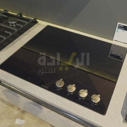 مسطح بلت إن كهرباء جورينيا سيراميك زجاجي 60 سم – 4 شعلات – موديل – EC641BSC