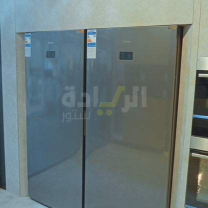 ثلاجة/فريزر رأسي 2 في 1 جورينيا 592 لتر صافي إنفرتر ستانلس ستيل – موديل - FN8191OX