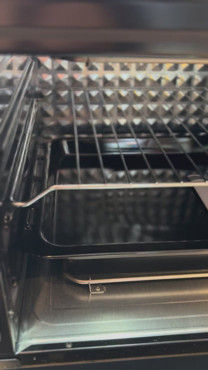 فرن كومتيل 70 لتر أسود Turbo – LX-9325 – تسخين 3D ومروحة توربو بضمان بيورتي