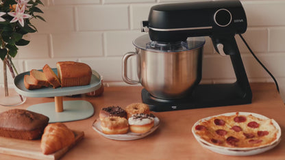 ماكينة عجن وخلط بريفا KNEADING MACHINE SMART CHEF 1800-BH152 بوعاء 8 لتر وشاشة لمس