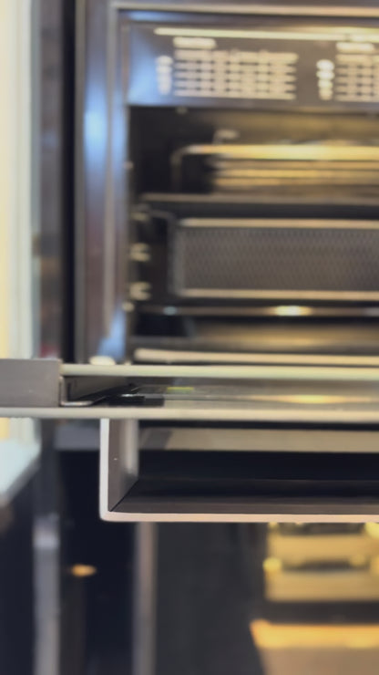 لوكسيل فرن كهربائي 70 لتر 2800 وات أسود مع خاصية القلي الهوائي ووظائف متعددة - موديل - LX-9670