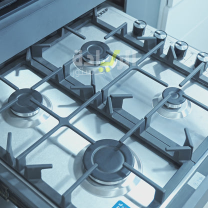 مسطح غاز بلت إن 60 سم من بيورتي – 4 شعلات – ستانلس ستيل – مفاتيح جانبية – موديل – HPT602S