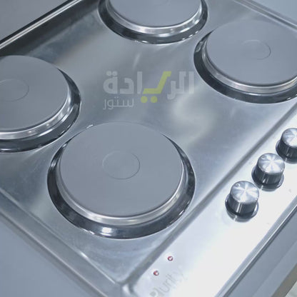 مسطح كهرباء بلت إن بيورتي – 60 سم – 4 بلاطات – ستانلس ستيل - موديل - HPT601S