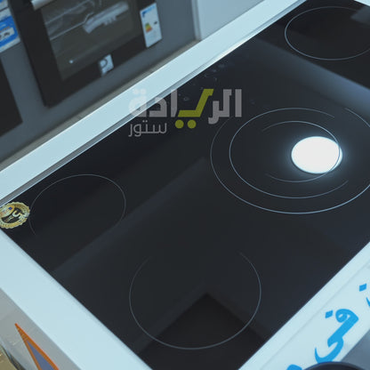 بوتجاز بلت إن كهرباء سيراميك 5 عيون مقاس 90 سم من بيورتي - موديل - HPREE V9050