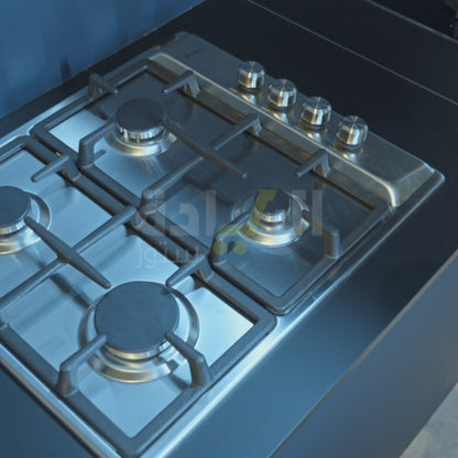 بوتاجاز بلت إن إلبا – 4 عيون – 60 سم – غاز – تصميم أنيق - موديل - ENS65-444XD