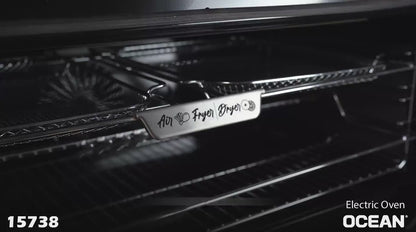 فرن أوشن بلت إن كهرباء 90 سم – سعة 98 لتر – مروحتين – شواية دوارة – تنظيف بالبخار – موديل – OEOF 99 I RC TC