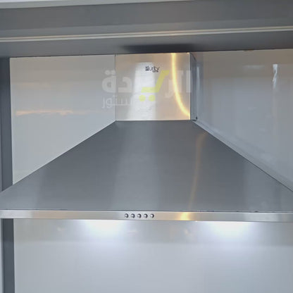 شفاط مطبخ هرمي بيورتي – عرض 90 سم، قوة شفط 1000 م³/س - موديل - ETO PRO PLUS X