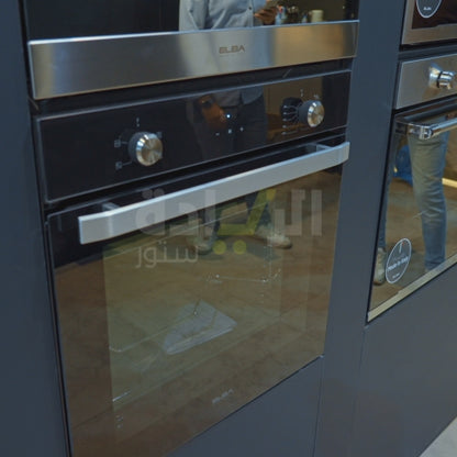 فرن غاز بلت إن 60 سم سعة 65 لتر من إلبا الإيطالية – موديل - EL10XLBFG