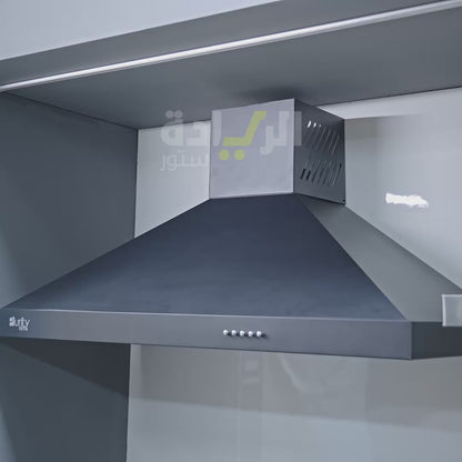 شفاط بيورتي هرمي - 90 سم - أسود - قوة شفط 650 م3/ساعة - موديل - PANSY 90 BL