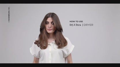 مجفف الشعر راش براش D3 Ultra – 2400 وات، أيوني، مع ديفيوزر وفوهتين